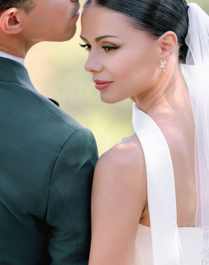 Scenic Arizona elopement portrait with Sedona’s desert landscape in the background.